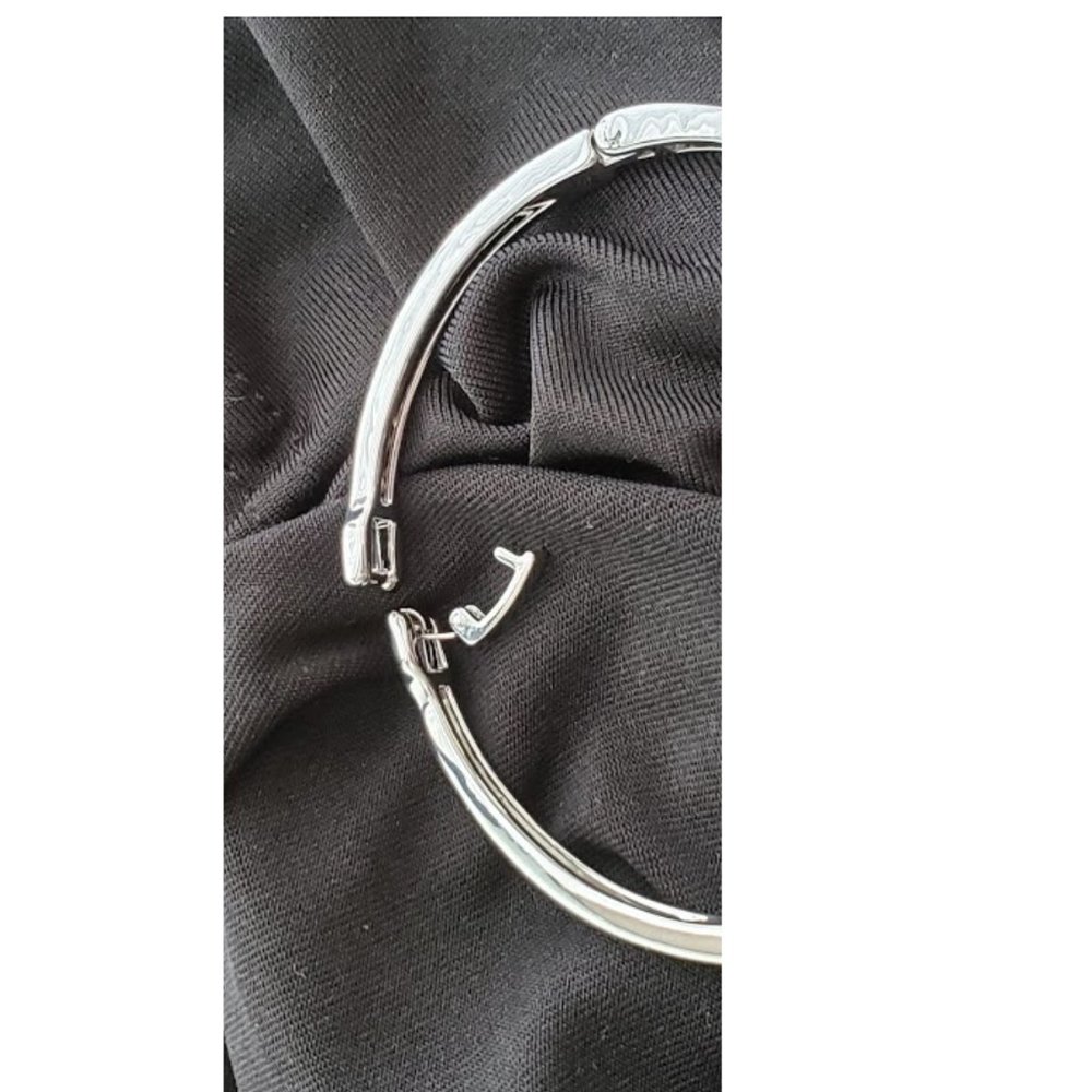 NEW Charter Club Silver-Tone Bangle Bracelet - Picture 8 of 9